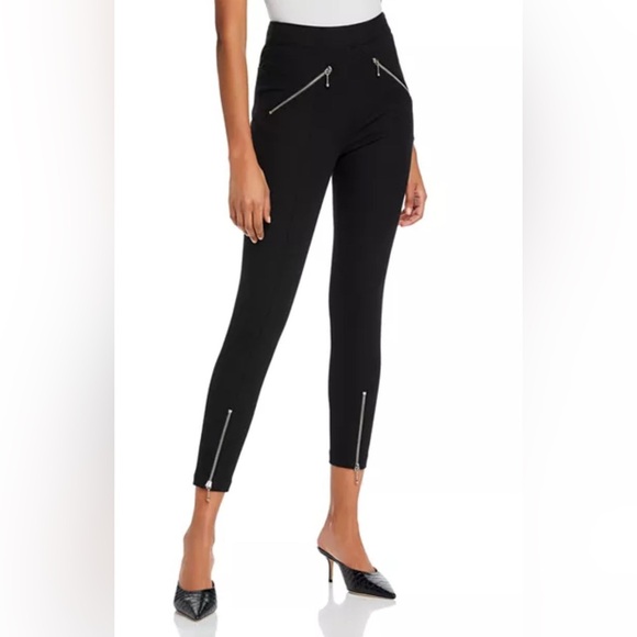 Alexanderwang.t Super Stretch Zipper Ankle Slim Pant size Small - Picture 1 of 6